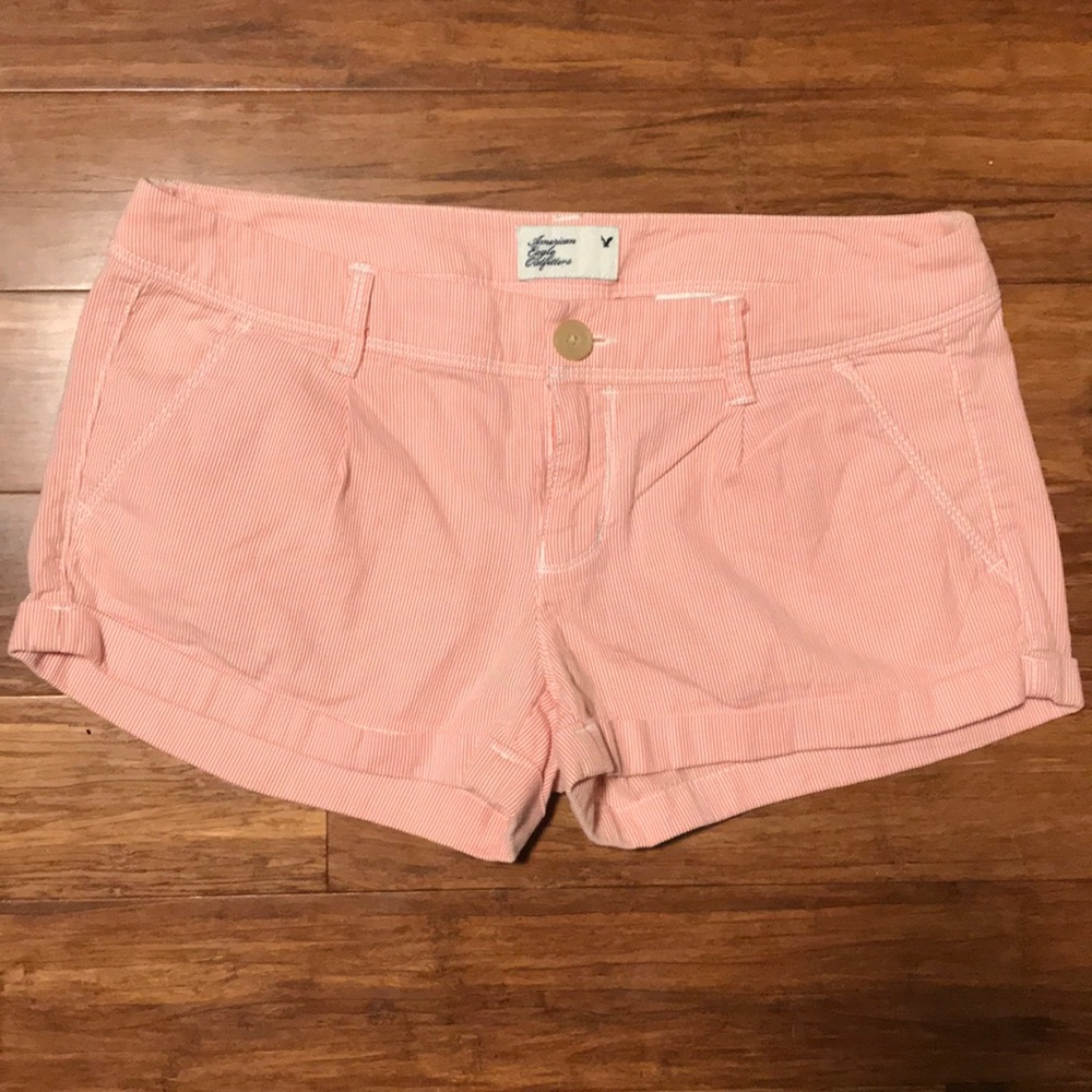 Orange striped American Eagle Outfitters shorts